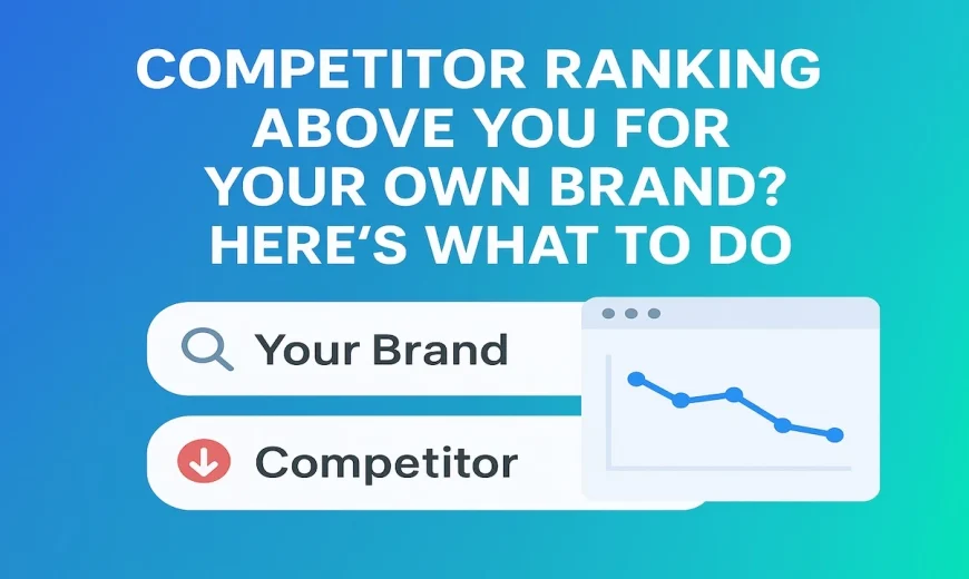 Competitor Ranking Above You for Your Own Brand Here's What to Do