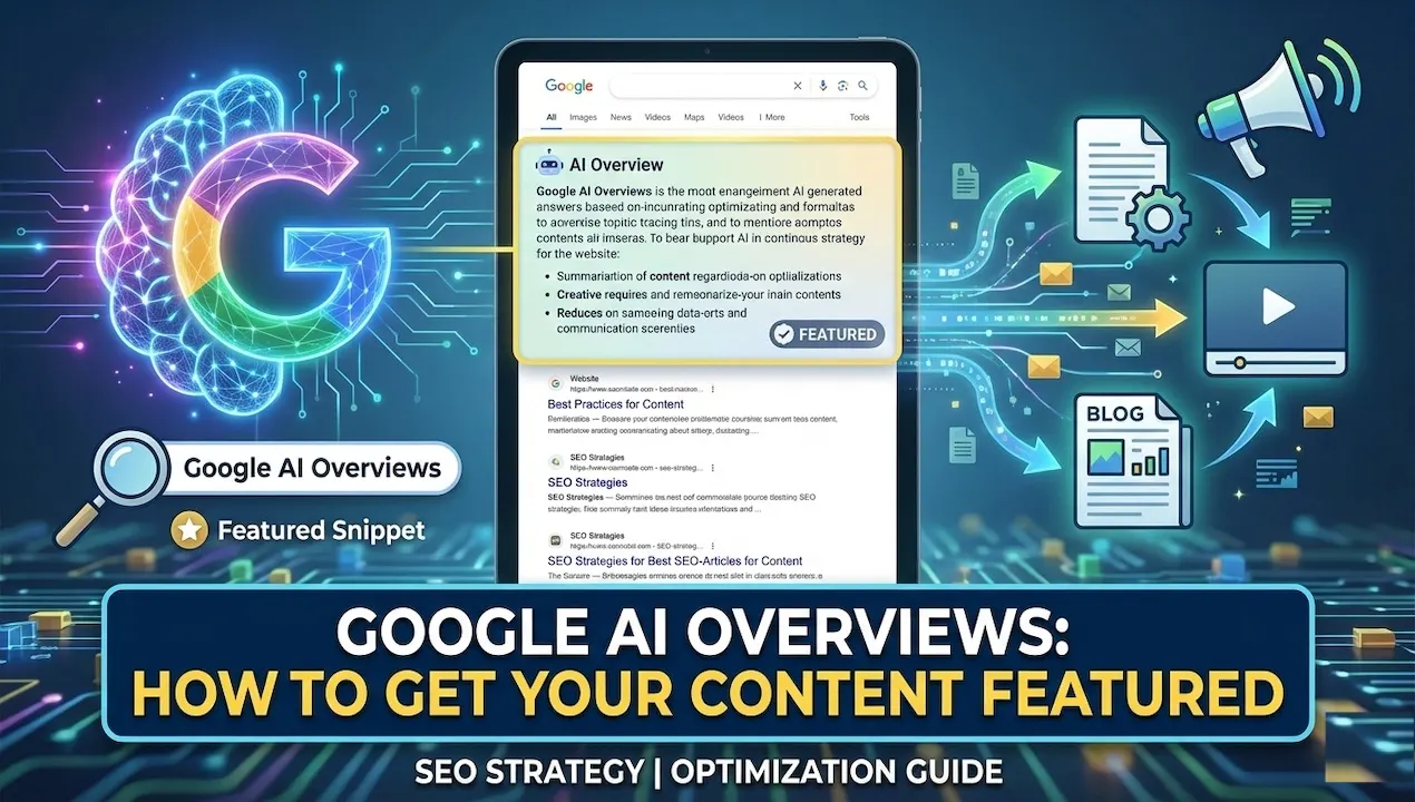 Google AI Overviews How to Get Your Content Featured