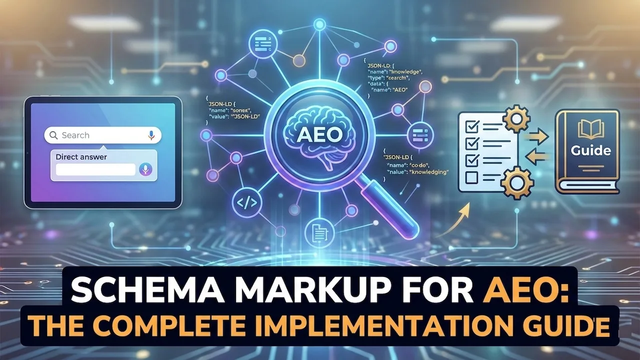 Schema Markup for AEO The Complete Implementation Guide