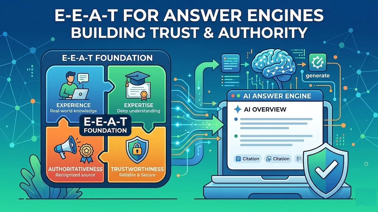 E-E-A-T for Answer Engines Building Trust & Authority