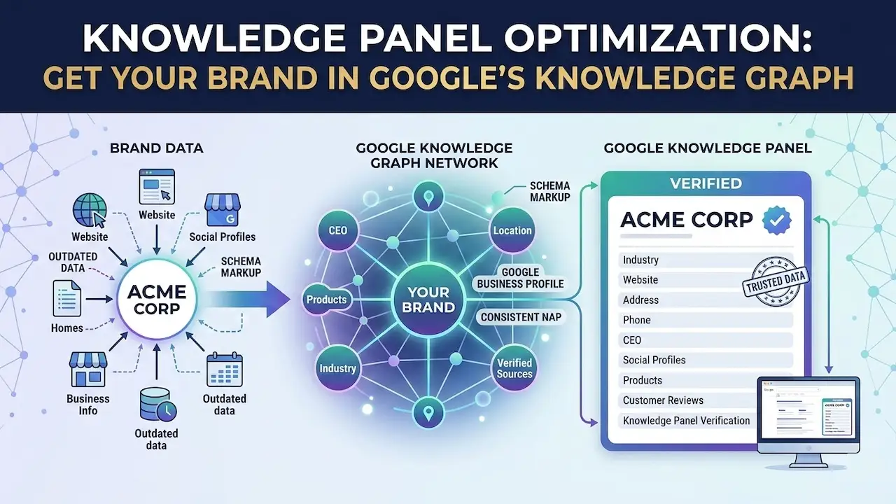 Knowledge Panel Optimization Get Your Brand in Google's Knowledge Graph
