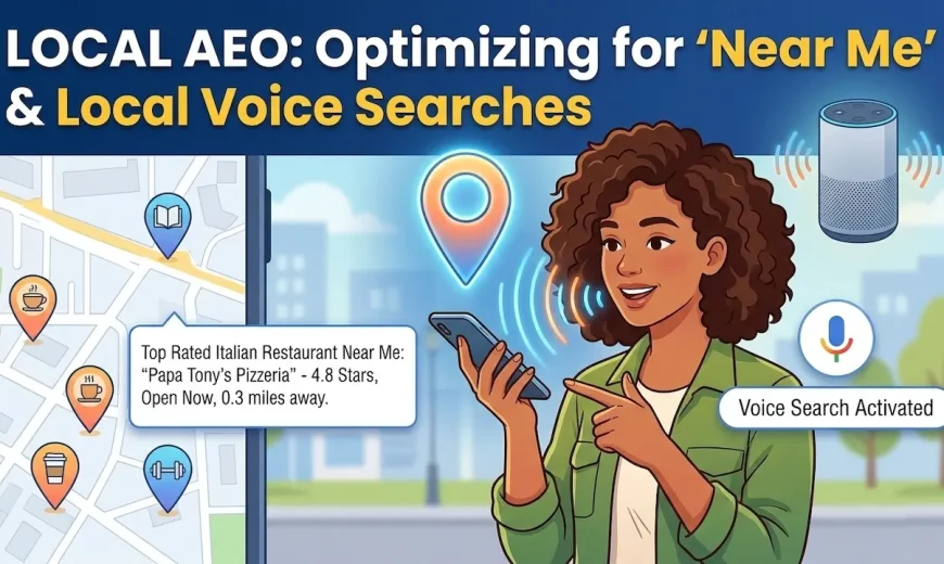 Local AEO Optimizing for Near Me and Local Voice Searches