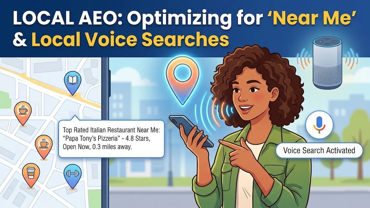 Local AEO Optimizing for Near Me and Local Voice Searches