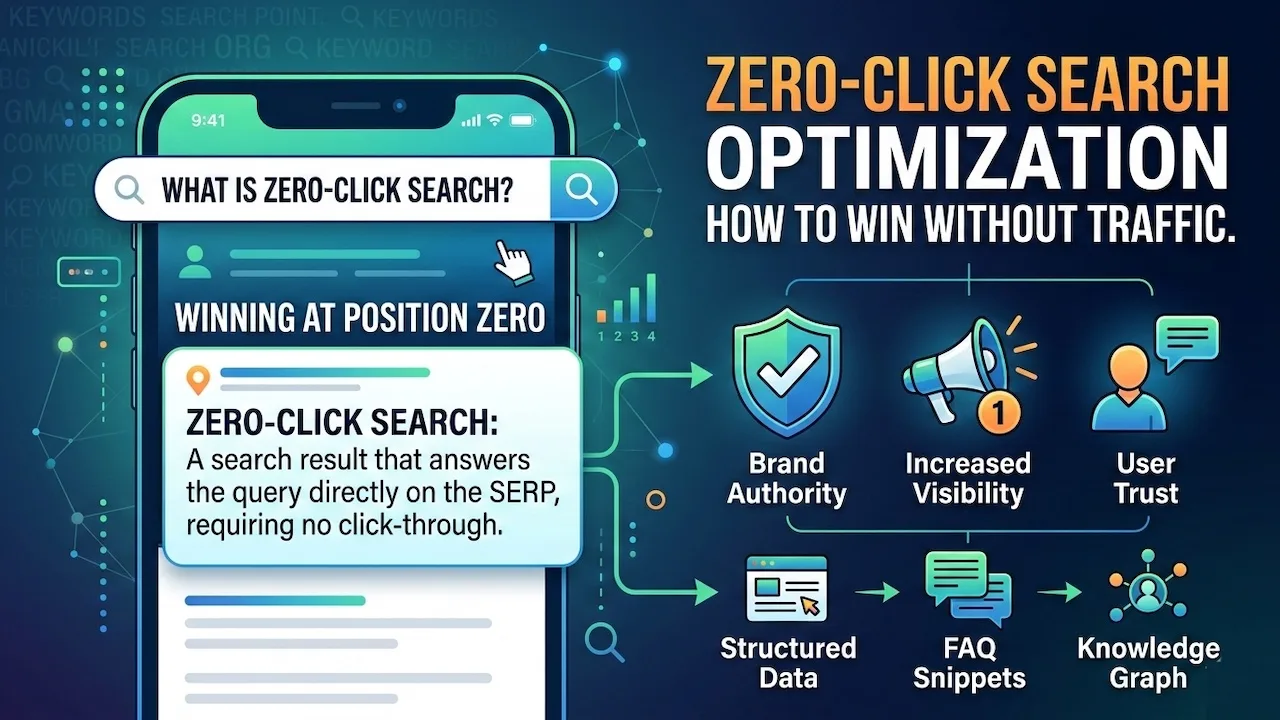 Zero-Click Search Optimization- How to Win Without Traffic