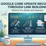 Google core update recovery link building