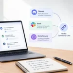 KW- community link building Discord Slack forums