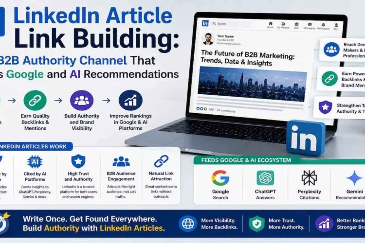 LinkedIn Article Link Building
