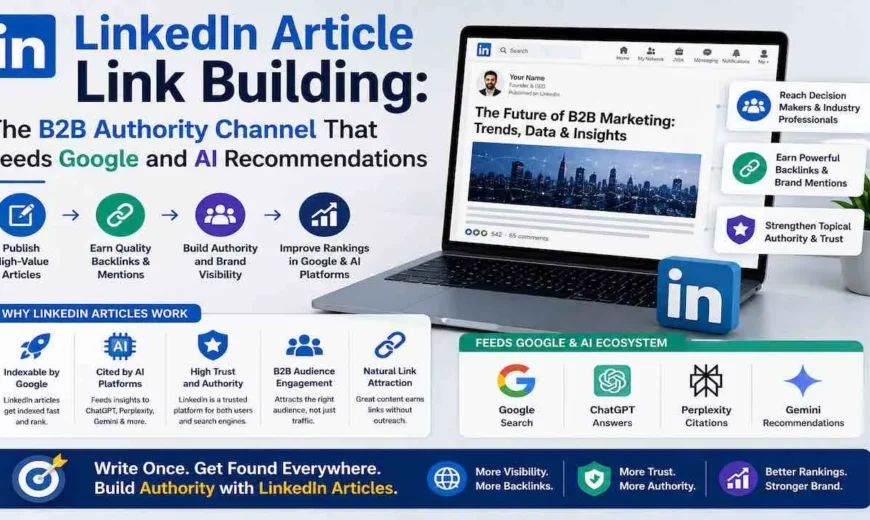 LinkedIn Article Link Building