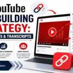 YouTube Link Building Strategy Descriptions Transcripts