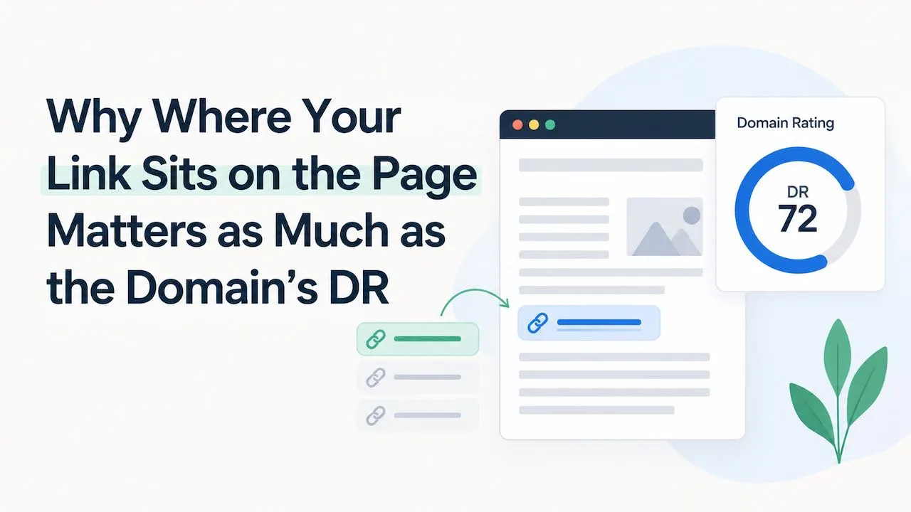 backlink placement semantic context SEO