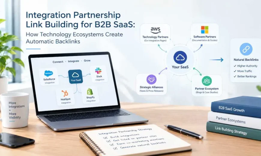integration partnership link building SaaS