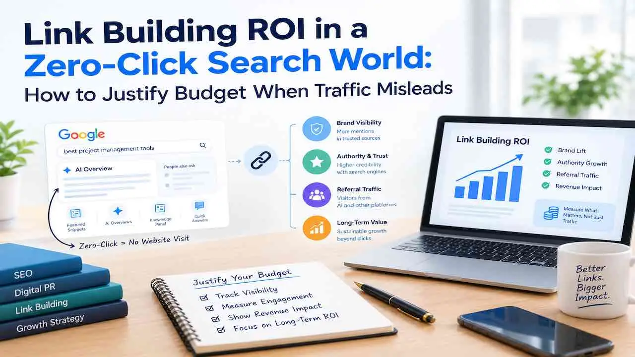 link building ROI zero-click search