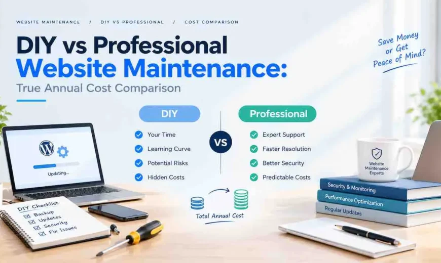 DIY vs Professional Website Maintenance: True Cost