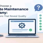 How to Choose a Website Maintenance Company