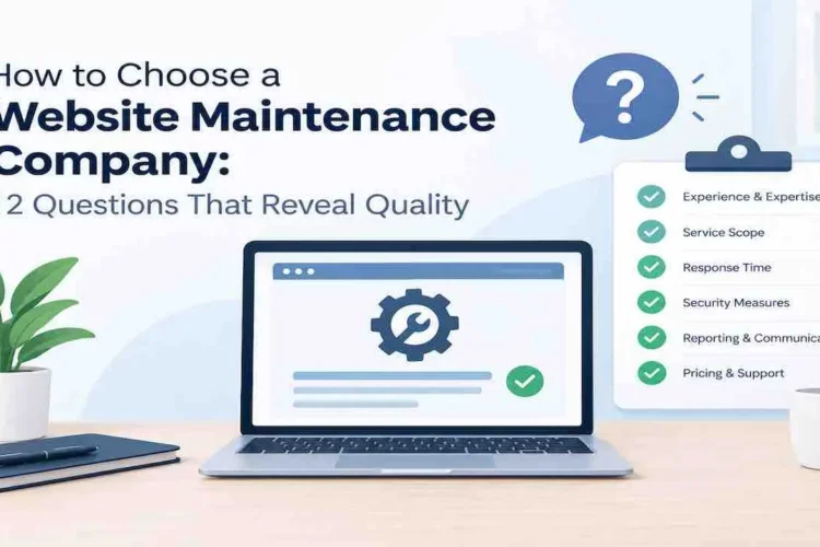 How to Choose a Website Maintenance Company