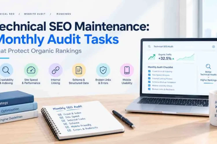 Technical SEO Maintenance: Monthly Audit Tasks That Protect Organic Rankings
