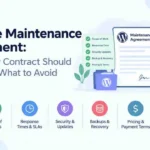 Website Maintenance Agreement: What Every Contract Should Cover and What to Avoid