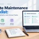 Website Maintenance Checklist: 52 Monthly, Quarterly, and Annual Tasks